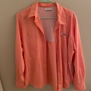 Columbia PFG button down shirt